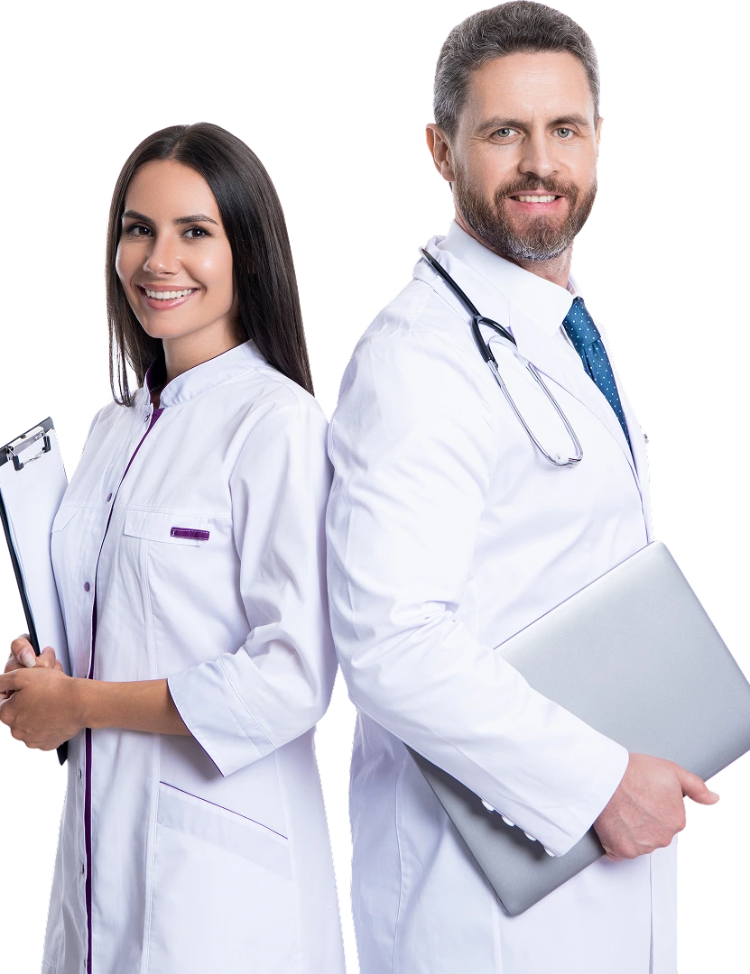 Male and Female Doctor